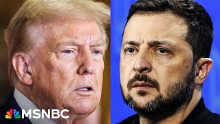 Trump meets with Zelenskyy after accusing him of making little nasty aspersions [upl. by Ahsinek]