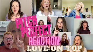 Pitch Perfect Barden Bellas  Love on Top Reaction [upl. by Reema]