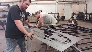 watch the guys use the cnc plasma machine to build a stunning gate [upl. by Gabbert422]