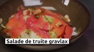 Salade de truite gravlax [upl. by Gabbi520]