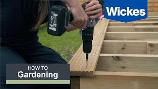 How to Lay Decking with Wickes [upl. by Sirah]