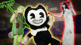 LP Movie GRANDPA👴 MAKES PRANKS WITH BENDY  SLENDRINA RAGE😡 [upl. by Ylenaj116]