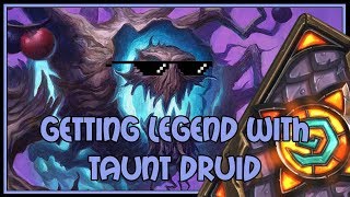 Getting legend with taunt druid  The Witchwood  Hearthstone [upl. by Nikos]