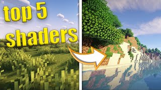 🌵TOP 5 MELHORES SHADERS DO MINECRAFT BEDROCK EDITION 121 Atualizado Parte 2 [upl. by Sandra]