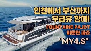 Fountaine Pajot 파운틴 파죠 모터요트 quotMY4Squot 퍼포먼스 및 연비 [upl. by Engel]