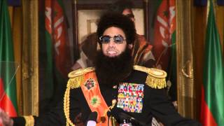 The Dictator New York Press Conference [upl. by Ahsim833]