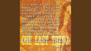 One Last Thing Radio Edit [upl. by Nevear13]