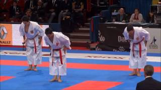 Team Kata  Bunkai KANKU SHO by TURKEY  21st WKF World Karate Championships [upl. by Ferren659]