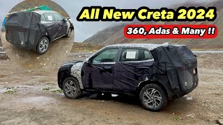 All New Hyundai Creta 2024 On Testing  ADAS 360 Camera amp So Many Features [upl. by Iamhaj]