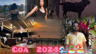 Siolim Goa 1st 🧡time in 2024🏖️🌷Goa vlog 1 ❤️🏠Airbnb Siimone sharma  ​⁠Aapkisiimone🌸❤️🌊 [upl. by Aicilegna]