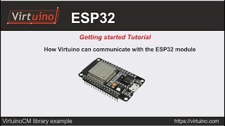 Virtuino  ESP32 Getting started amp PWM tutorial [upl. by Shererd]