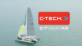 Shorthanded sailing Rapido 60 Trimaran with a 297sqm spinnaker [upl. by Eyaf]