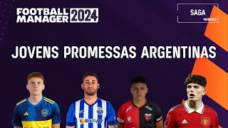 Jovens promessas argentinas no Football Manager 2024 [upl. by Agneta449]