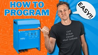 How to Program a Victron MultiplusQuattro Inverter Charger easycheatsheets [upl. by Mendelsohn]