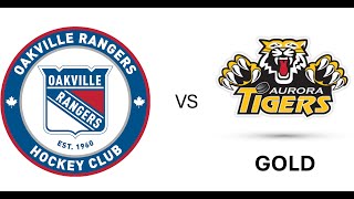 Oakville Rangers vs Aurora Tigers Gold [upl. by Sudhir]