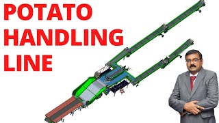 Potato handling line  potato handling line processing machine  machinery  potatohandlingline [upl. by Haven208]