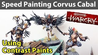 Speed Painting Corvus Cabal for Warcry [upl. by Ruiz345]