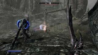 Skyrim  Fun with the Staff of Hasedoki [upl. by Sherj]