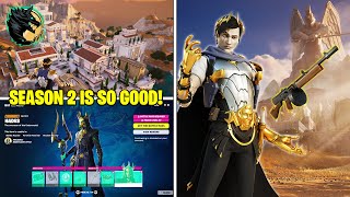 Everything NEW in Fortnite Season 2 Map Battle Pass Chapter 5 Gameplay [upl. by Beane209]