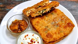 Dhaba Style Paneer Paratha Recipe  Stuffed Paneer Paratha Recipe [upl. by Fahy]