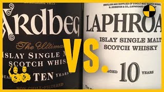 ARDBEG 10 vs LAPHROAIG 10Scotch 227 [upl. by Irneh]