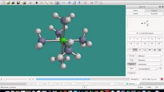 Lab video Constructing transition metal complexes in Spartan [upl. by Elmajian433]