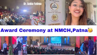 Gold Medal Award Ceremony at Nalanda Medical CollegePatna🤩😱 Doctor Sobia Fatima [upl. by Ruomyes]