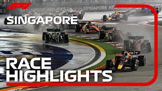 Race Highlights  2022 Singapore Grand Prix [upl. by Drhacir424]