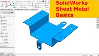 SolidWorks Sheet metal Basics [upl. by Nowell]