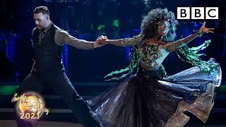 AJ Odudu and Kai Widdrington Viennese Waltz to Dangerous Woman by Ariana Grande ✨ BBC Strictly 2021 [upl. by Ettesus158]