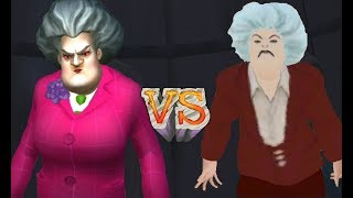 ► Scary Teacher 3D vs My Scary Teacher Haunted House Games [upl. by Annahpos401]