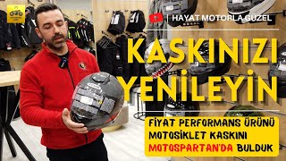 Fiyat Performans Motosiklet Kaskı  Motospartan Mecidiyeköy Mağazasını Gezdik  Hayat Motorla Güzel [upl. by Lanor331]