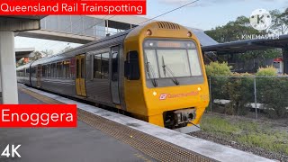 Queensland Rail Trainspotting  Enoggera [upl. by Ayal699]