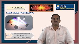 Spectroscopic Properties of Sm3 Ions in Lead Fluorophosphate Glasses by Dr C R Kesavulu [upl. by Eeral]