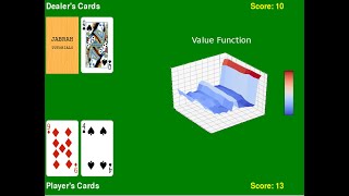 Reinforcement Learning  Lecture 12 Playing Blackjack with Monte Carlo [upl. by Beauchamp639]