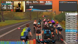 Zwift  Race FRR Tour Britannia  CRP Stage 6 on Knickerbocker in New York [upl. by Annaihr216]