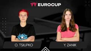 1445 Oleksandra Tsiupko  Yulianna Zanik 18112024 TT EuroCup Women Ukraine Star TABLE 4 [upl. by Arej8]