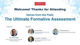 Voices from the Field The Ultimate Formative Assessment [upl. by Olga]