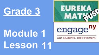 EngageNY Grade 3 Module 1 Lesson 11 updated version [upl. by Anitirhc254]