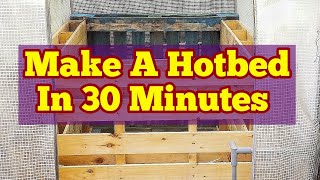 HOTBEDS How To Make A Hotbed Greenhouse For Winter Gardening Book Reviewquot Hotbedsquot By Jack First [upl. by Telimay]