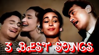 Dev Anand amp Nutan Top 3 Romantic Songs  Lata Mangeshkar Mohammed Rafi  Dil Ka Bhanwar [upl. by Farland396]