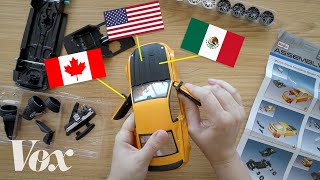 USMCA vs NAFTA explained with a toy car [upl. by Scholem]