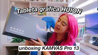 PROBANDO LA TABLETA GRÁFICA POR PRIMERA VEZ con pantalla HUION KAMVAS pro 13 DanielaGmr ✨ [upl. by Aisan]