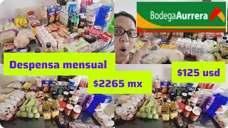 ✅MI DESPENSA MENSUAL DE MAYO 2024 despensa bodegaaurrera heb [upl. by Gaulin]