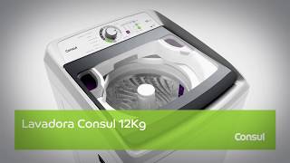 Máquina de Lavar Consul 12kg com Eco Enxágue e função Reutilizar Água  CWS12AB [upl. by Noemis356]