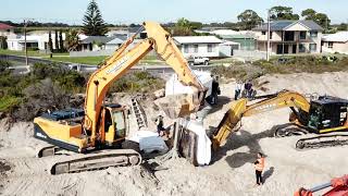 How to fill a 25m³ Elcorock sand container [upl. by Davita]