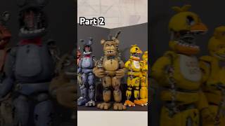 Showcase of my custom fnaf 2 figures Heavily inspired by bigbossproductions5283 fnaf fnaf2 [upl. by Able]