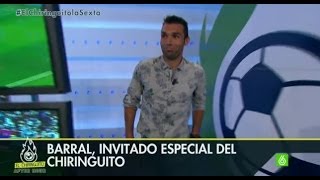 El Chiringuito  David Barral quotNo merece la pena manchar tu carrera futbolística por dineroquot [upl. by Ximenes154]