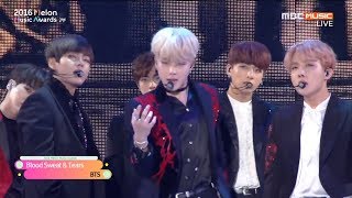 HD 60FPS  BTS  BLOOD SWEAT amp TEARS  FIRE live  MELON MUSIC AWARDS 2016 MMA [upl. by Andre]