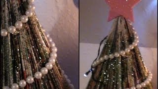 Tannenbaum DIY aus Zeitschrift WinterCafe [upl. by Hairakcaz754]